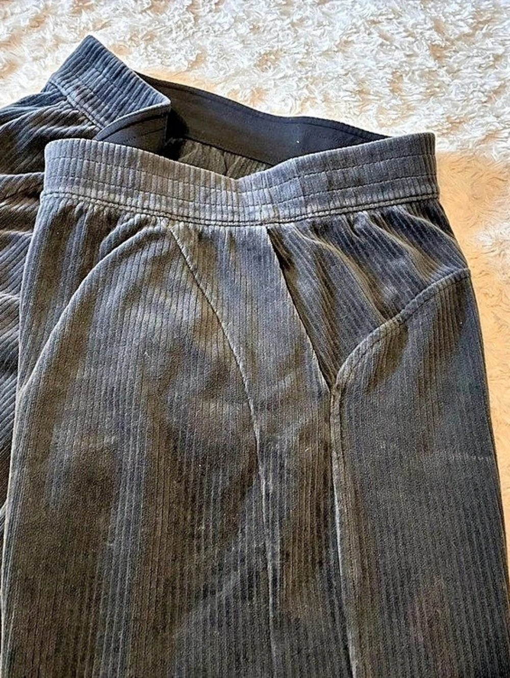 lululemon Wide Leg XL Pants in Charcol